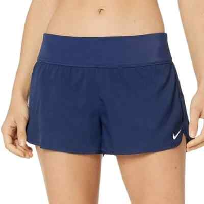 Nike Solid Navy Blue Element Board Short Women's Size XL Swim