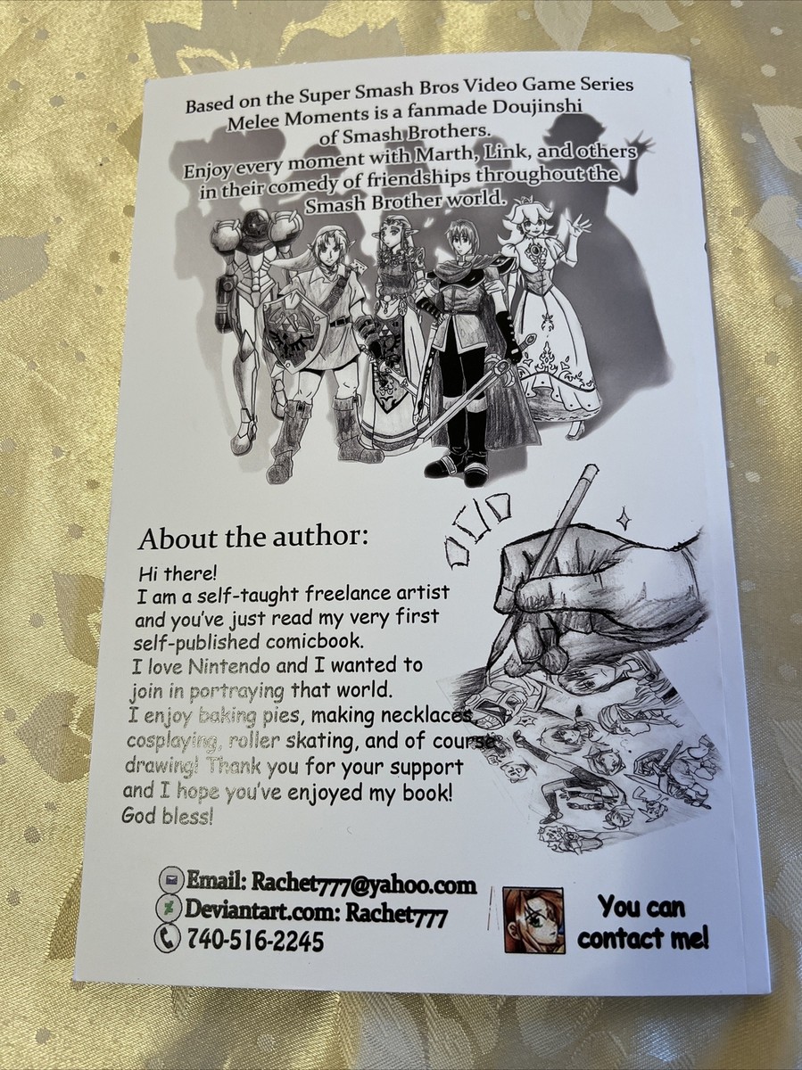 Super Smash Brothers Fan Comic Book Melee Moments Doujinshi | eBay