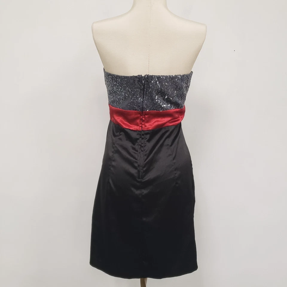 Vintage Speechless Womens Empire Waist Sequin Mini Dress Size 9 HOCO Prom Y2K - Image 3 of 4