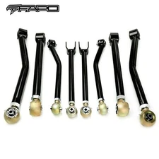 FAPO Full Set Adjustable 0-6" Lift Control Arms For Jeep Wrangler JK 2007-2018