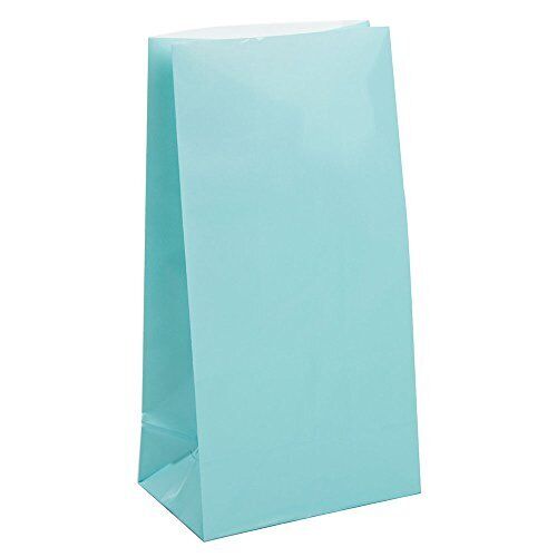 Bolsas de papel azul para bebé Party Favor, 12 quilates - Imagen 1 de 1