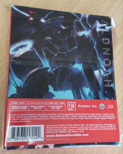 Us Ver Aldnoah Zero 4 Blu-Ray Aldnoah.Zero Japan RK - Imagen 2 de 6