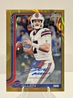 JOSH ALLEN - 2025 TOPPS CHROME - GOLD Lava On-Card AUTO #'d/50 #BA-JAL - BILLS