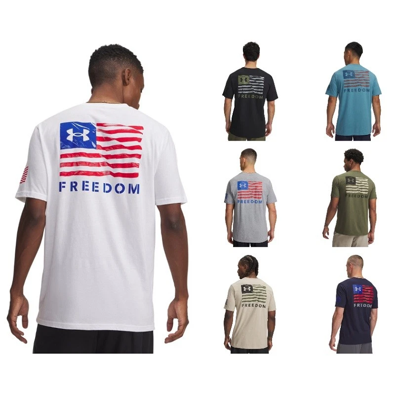 Under Armour 6004097 Men's UA Freedom Left Chest Short Sleeve Tee Graphic