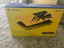 PS5 Slim Wolverine Battle Yellow Limited Edition Console Cover Plates