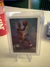 1990-91 NBA Hoops - Art Card Team Checklist Michael Jordan #358