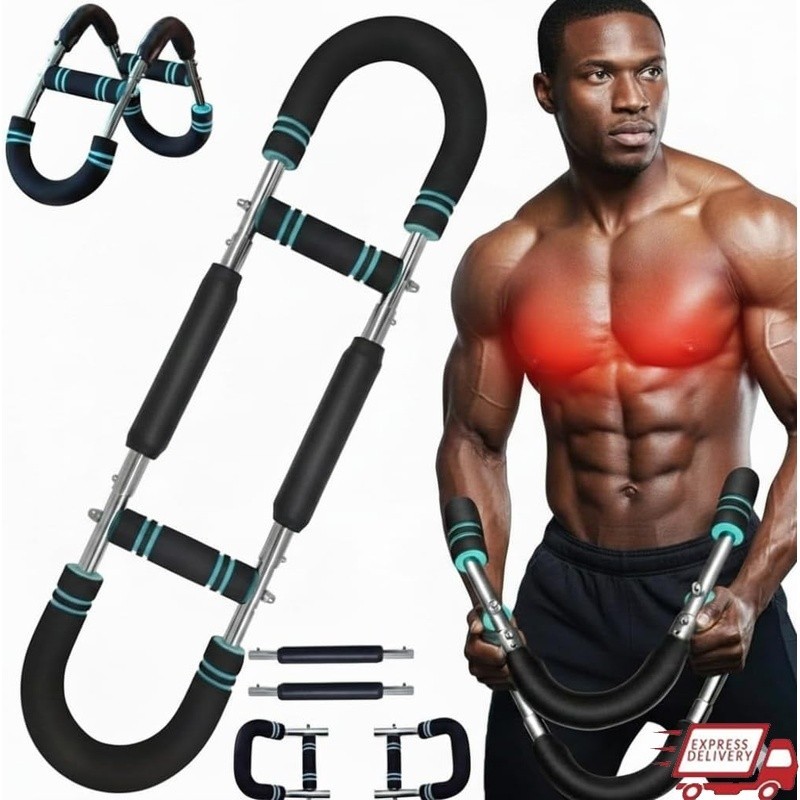 6-in-1 Muscle Trainer Adjustable Resistance Portable Home Gym Equipment New