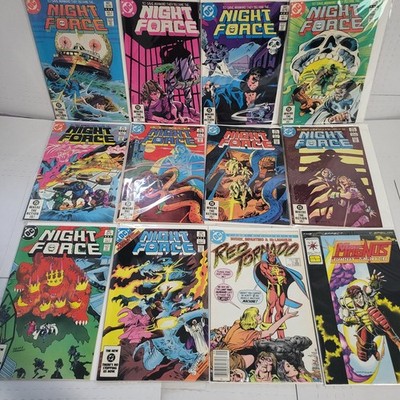 Night Force lot of 10 comics plus 2 free