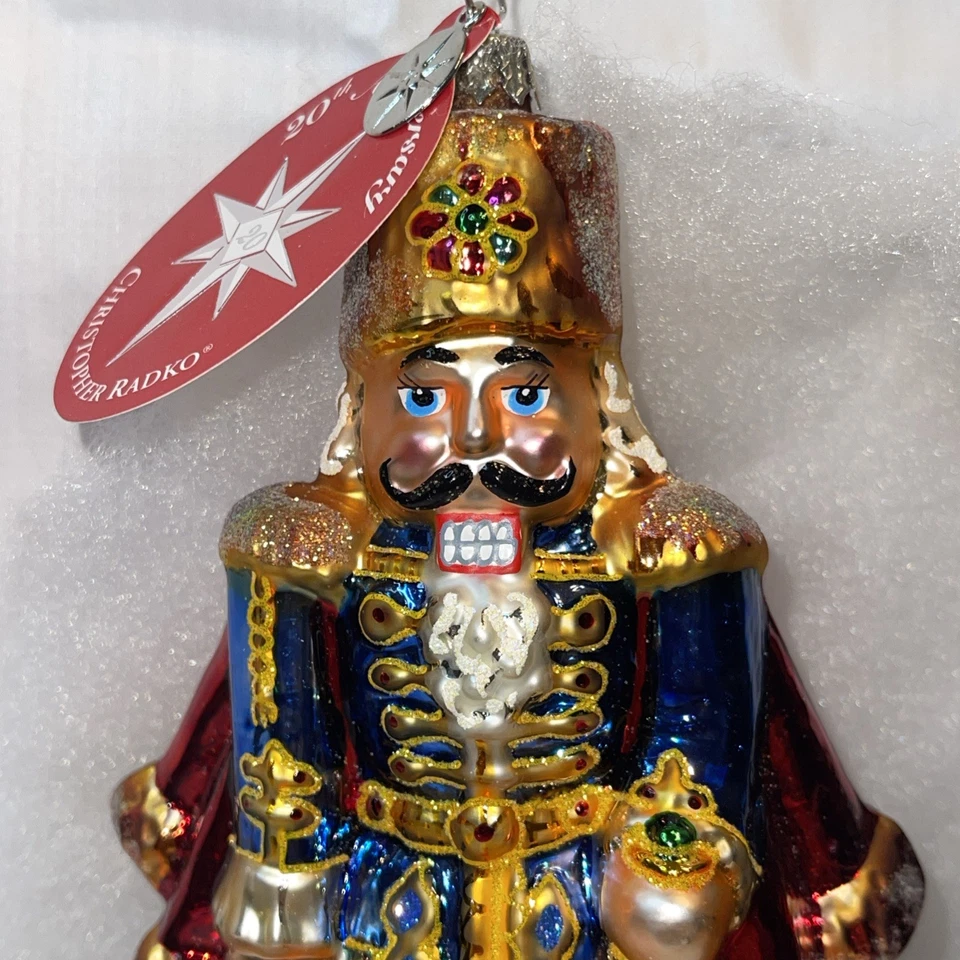 Christopher Radko Regal Russian Nutcracker 1011595 20th Anniversary w/ Box Tag - Image 2 of 4
