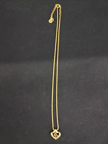 Collier coeur ancien CHRISTIAN DIOR du Japon