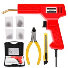 200W Plastic Welder Kit Soldering Hot Stapler Bumper Repair Welding Gun