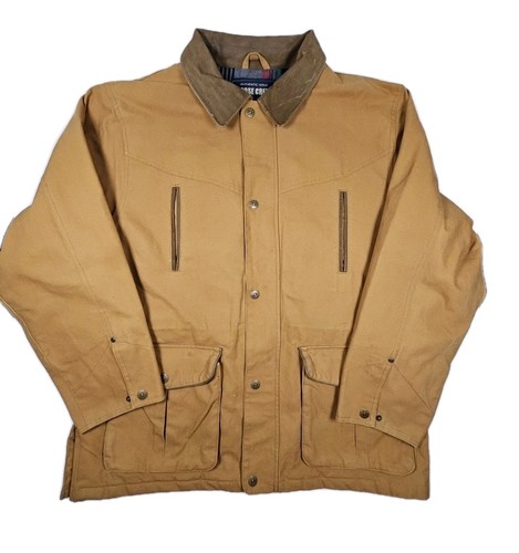 Vintage Moose Creek Duck Canvas Feldjacke Herren LRG Decke gefüttert Hausarbeit Scheune Feld - Bild 1 von 24