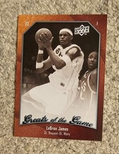 2010 10 Upper Deck Greats of the Game Glory Days Lebron James #40 St Vincent