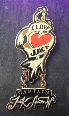 Disney - Captain Jack Sparrow Tattoo - Vintage 2008 Disney Pin 4708