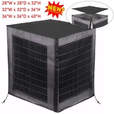 Heavy Duty Air Conditioner Cover 600D Central AC Outdoor Waterproof Protector