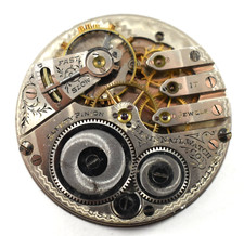 Vintage Elgin Grade 339 16s 17J Hunting Pocket Watch Movement lot.wa