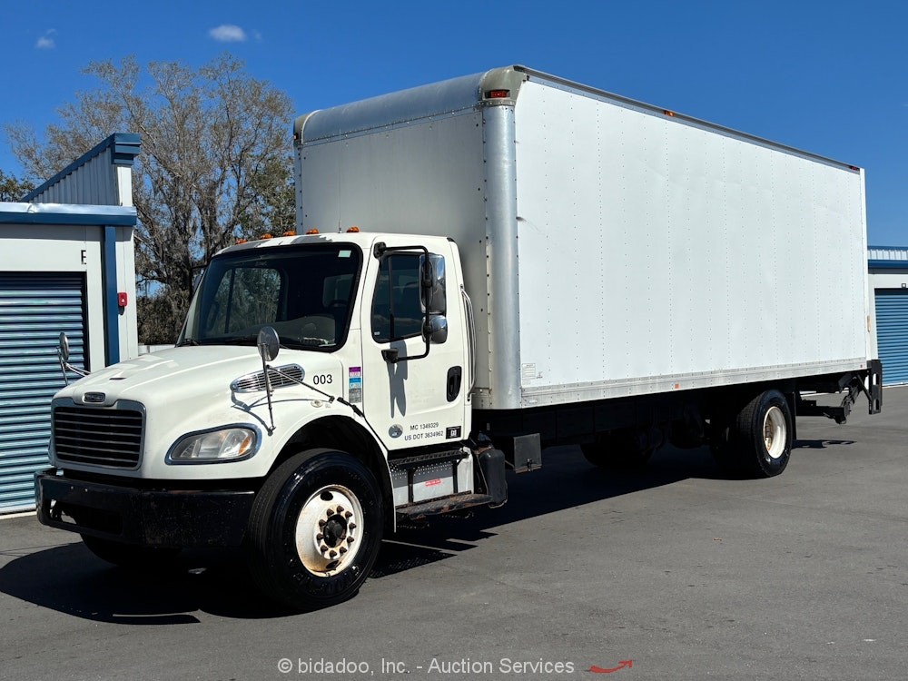 2016 Freightliner M2 106 26' Enclosed Delivery Box Truck Cummins A/T bidadoo