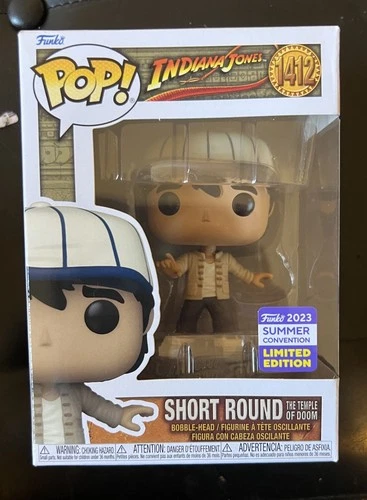 Funko Pop Indiana Jones Short Round #1412 New Limited Edition