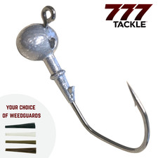 Football Weedless Bass Jig UnPainted Victory V Loc Heavy Hook 50 or 100 Pack New