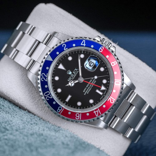 Rolex GMT Master II 16710 “Pepsi” 40mm Box & Papers - Serviced