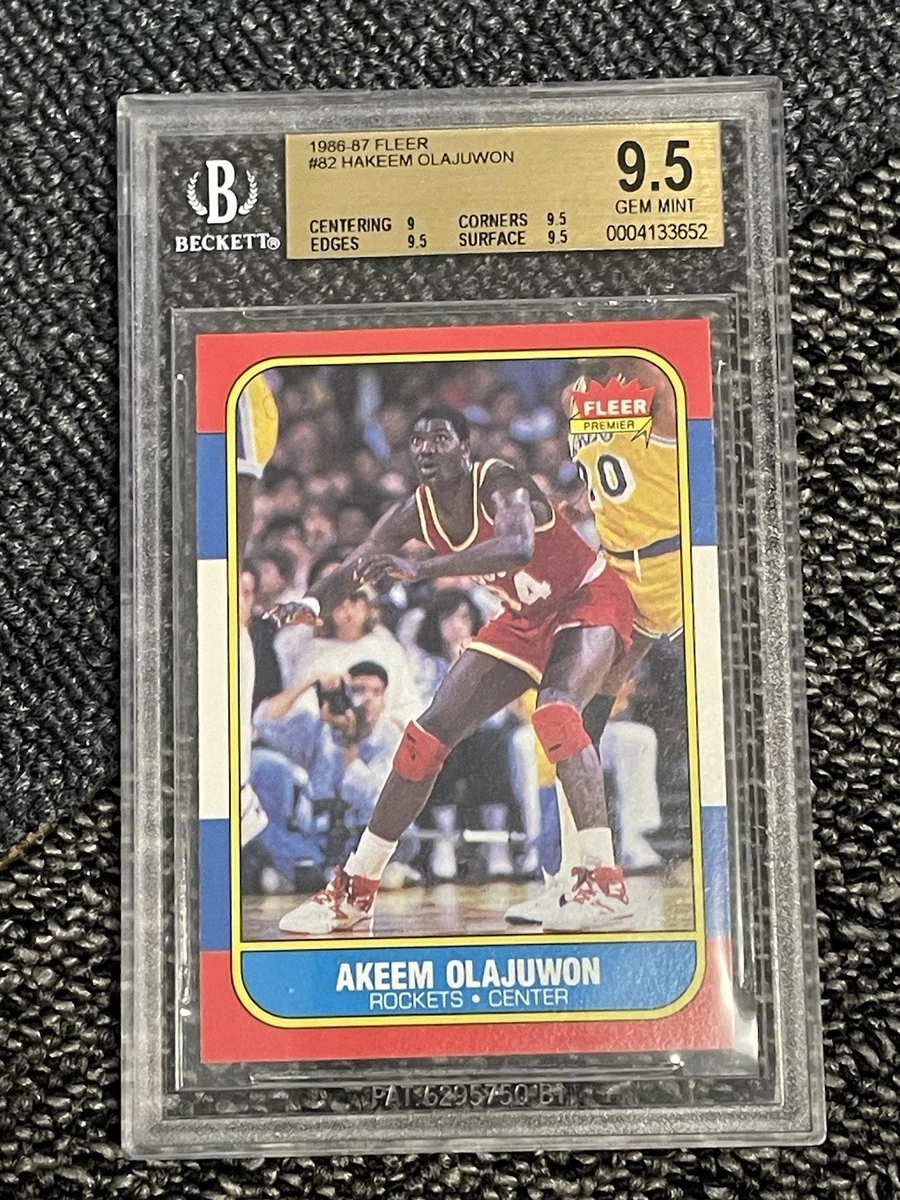 Hakeem Olajuwon Beckett Grading Services (BGS) Basketball Rookie