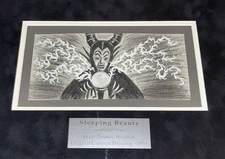 Sleeping Beauty Maleficent Original Storyboard - Walt Disney 1959