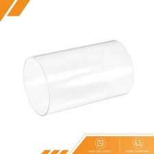 1 x Clear Rigid Acrylic Pipe 115mm ID x 120mm OD x 200mm Round Tube