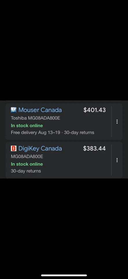 Nuevas unidades de disco duro Toshiba SATA 512e de 8 TB - HDD MG08ADA800E Foto 2 de 2