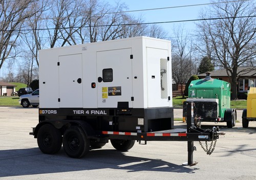 2020 JCB G70RS 56kW Towable Diesel Generator 70kVA Genset Tier 4 Final