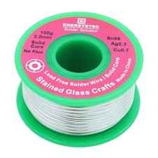 2.0mm Lead Free Solder Wire for Stained Glass Craft, Art Craft Soldering Wire,
