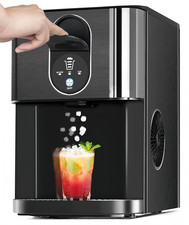 Nugget Ice Maker Countertop with Soft Chewable Ice, 44Lbs/24H Portable Pellet Ic