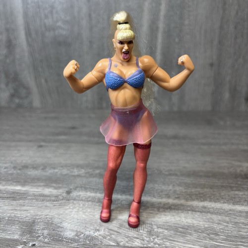 WWF Jakks Grudge Match Luna Vachon Figure Displayed Only WWE Female Wrestler - Bild 1 von 7