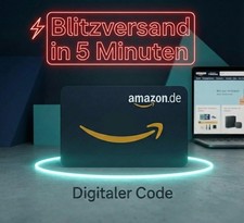 Amazon DE Gutschein Guthaben – Digitaler Code – Blitzversand innerhalb 5 Minuten