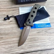 Benchmade Mini Adamas 273FE-2 CruWear FDE Blade OD Green G10 EDC Knife