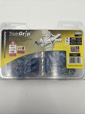 COBRA Wall Anchor Heavy Duty TripleGrip #10's + 5/16" Bit.  *Not Complete-READ*