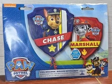 27" Nickelodeon Paw Patrol Chase Marshall Double Sided Foil Balloon Party Decor 
