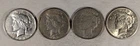 LOT OF 3 1923 D 1 1926 P PEACE SILVER DOLLARS #57