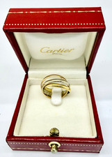 Vintage Les Must de Cartier 18K Gold Trinity ...