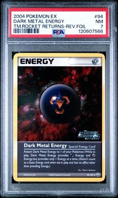 2004 POKEMON EX TEAM ROCKET RETURNS 94 DARK METAL ENERGY-REVERSE
