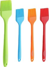 4PCS Silicone Basting Pastry Brush, Heat Resistant Food Brush Spread Oil Butter