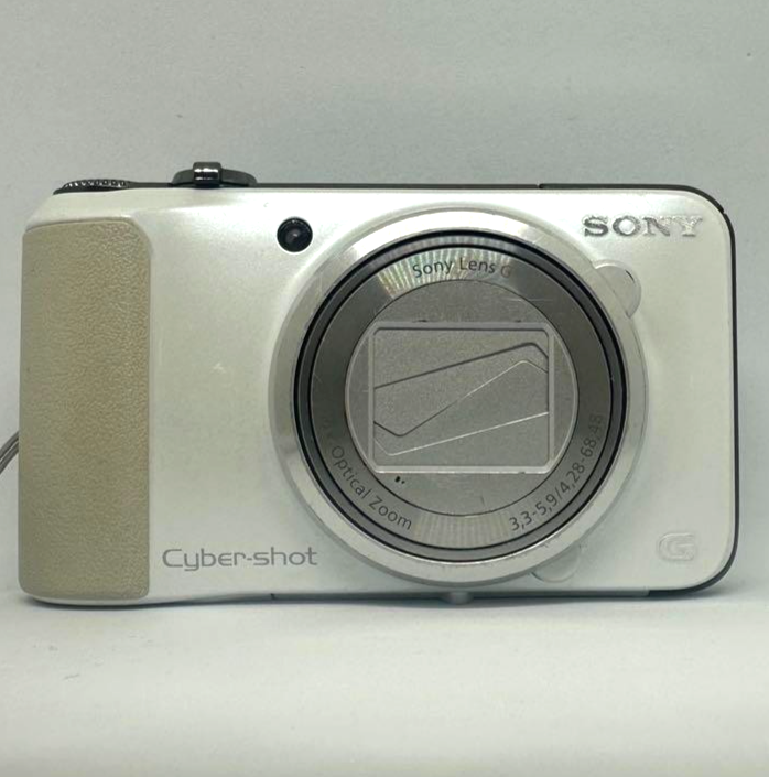 Sony Cyber Shot DSC-HX10V White 18.2MP 16x Optical Zoom W/Battery