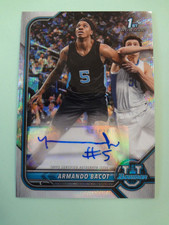Armando Bacot 2022 Bowman Silver Wave Autograph/199  BCPA-AB