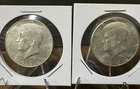 900 Silver 1964 U.S. Kennedy Half Dollar Coin Bundle 2pcs 25.1g