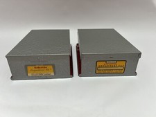 2 EC VTG KODAK KODASLIDE 35mm Kodachrome Slide Compartment File Metal Box 1950's