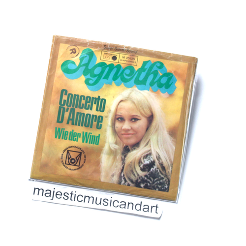 ORIGINAL 1969 AGNETHA FALTSKOG CONCERTO D'AMOR 7" VINYL 45 ABBA RARE - Picture 7 of 7