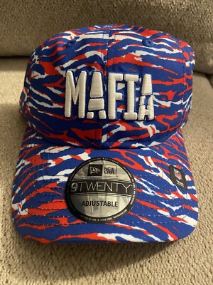 Buffalo Bills Mafia New Era adjustable striped hat