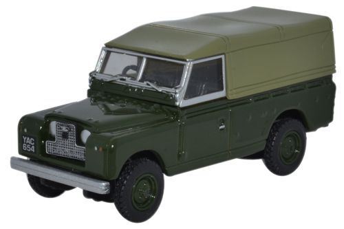 Oxford Diecast Land Rover S2 Canvas Back - Bronze Green 1:76 Scale - Picture 1 of 1