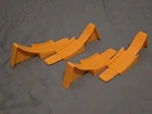 Vintage Hot Wheels Redline Era Loop Bases, Orange, Lot of 2, 6201-031