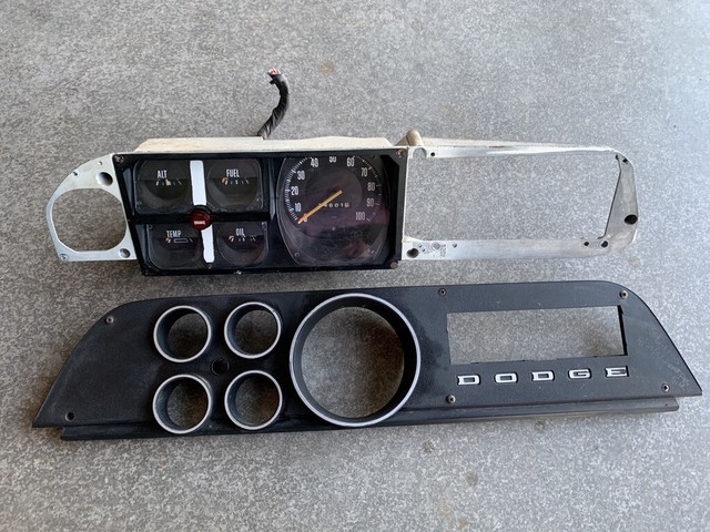 19721977 DODGE TRUCK D100 POWER WAGON INSTRUMENT CLUSTER OEM 3635162