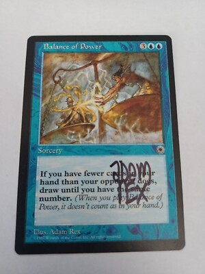 Balance of Power Portal ed Signed By Adam Rex Magic the Gathering